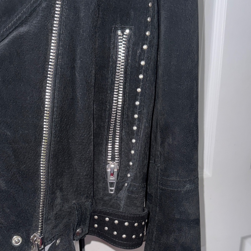 Blank NYC Black Studded Suede Jacket - Picture 4 of 8